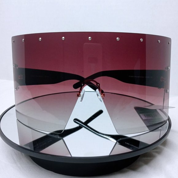 Fashion Black/Grey Shield Sunglasses